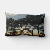 トーリーパインサンセットIIカリフォルニアの風景 ランバークッション (裏面)