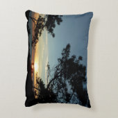 トーリーパインサンセットIIIカリフォルニアの風景 アクセントクッション (裏面(縦))