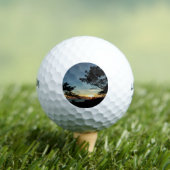 トーリーパインサンセットIIIカリフォルニアの風景 ゴルフボール (インサイチュ 木)