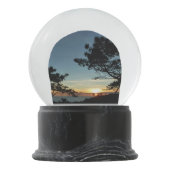 トーリーパインサンセットIIIカリフォルニアの風景 スノーグローブ (裏面)