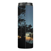 トーリーパインサンセットIIIカリフォルニアの風景 タンブラー (裏面)