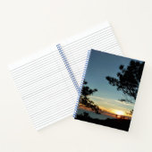 トーリーパインサンセットIIIカリフォルニアの風景 ノートブック (内部)