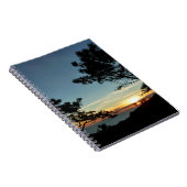 トーリーパインサンセットIIIカリフォルニアの風景 ノートブック (右側)