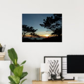 トーリーパインサンセットIIIカリフォルニアの風景 ポスター (ホームオフィス)