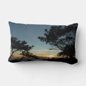 トーリーパインサンセットIIIカリフォルニアの風景 ランバークッション (裏面)