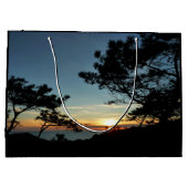 トーリーパインサンセットIIIカリフォルニアの風景 ラージペーパーバッグ (裏面)