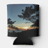 トーリーパインサンセットIIIカリフォルニアの風景 缶クーラー (裏面)