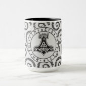 トールのハンマーのバイキングのマグ マグカップ (中央)