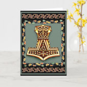 トールのハンマーカード カード (黄色い花)