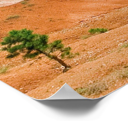 トールのハンマー形成ブライスキャニオン国立公園 ポスター (角)