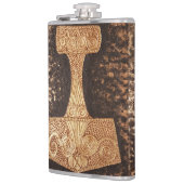 トールのハンマー、ジョルニル フラスク (左)