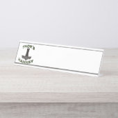 トールのハンマー デスクネームプレート (正面)