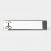 トールのハンマー デスクネームプレート (正面)