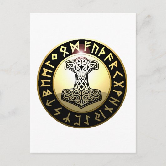 トールのハンマー ポストカード (正面)