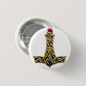 トールのハンマー 缶バッジ (正面&裏面)