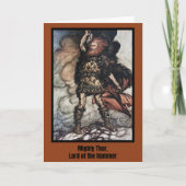 トールの献身的な祈りの言葉とギフトカード サンキューカード (正面)