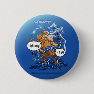 トールの稲妻FTWボタン(小さい) 缶バッジ