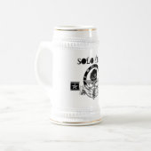 トールのCrunkの単独のコップ ビールジョッキ (正面左)