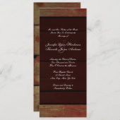 トールカントリーウエディング招待状 招待状 (正面/裏面)