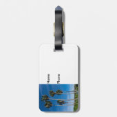 トールカービングパームズ ラゲッジタグ (裏面縦)