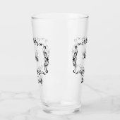 トールガラス誕生日ギフトパーソナライズ名文字 タンブラーグラス (左)