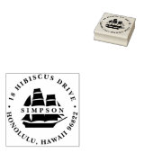 トールシップ差出人住所 ラバースタンプ (押印)