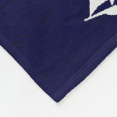 トールシップ航海のパーソナライズされたフリースブランケット フリースブランケット (角)