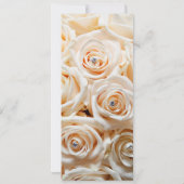 トールソフトアイボリーバラ招待状 招待状 (裏面)