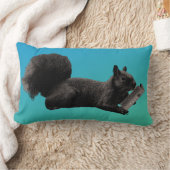 トールテイルズブルーグリーンリス ランバークッション (ブランケット)