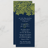 トールナブとライムフローラ結婚式招待状 招待状 (正面/裏面)
