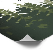 トールパインズ |愛の応援結婚へのバー標識 ポスター (角)