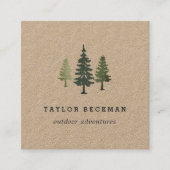 トールパインズ | Kraft スクエア名刺 (正面)