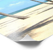 トールパームツリーズオンビーチ フォトプリント            (角)