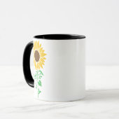 トールヒマワリ植物芸術 マグカップ (正面左)