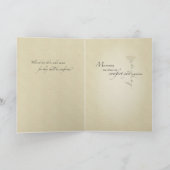 トールフラワー悔やみや弔慰 カード (内部)