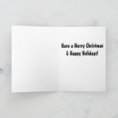 トールブルドッグのメリークリスマスカード シーズンカード (内部)