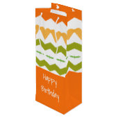 トールボトルスタイル紙バッグ ワインギフトバッグ (裏面アングル)