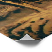 トールマウンテンチーフプリント ポスター (角)