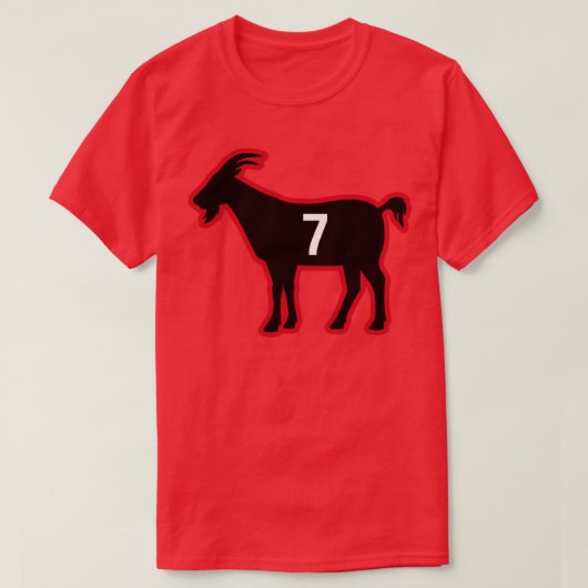 トールヤギ7赤 Tシャツ (デザイン正面)