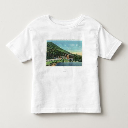 トール・ハウスの湖のスティーヴンスの眺め トドラーTシャツ (正面)