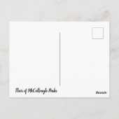 トール・マッカルーピーク ポストカード (裏面)