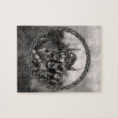 トール-雷のNorseの神 ジグソーパズル (横)