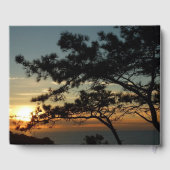 トーレイパインの夕焼けⅠカリフォルニアの風景 ゲストブック (裏面)