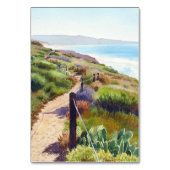 トーレイパインズ州パーク内の風光明媚な歩道 テーブルナンバー (正面)