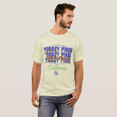 トーレイパインズ州パーク,カリフォルニア Tシャツ (正面フル)