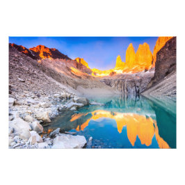 トーレスデルパインパタゴニア フォトプリント           