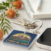 トーレスデルペイネナショナルパークチリアートヴィンテージ キーホルダー (正面右)