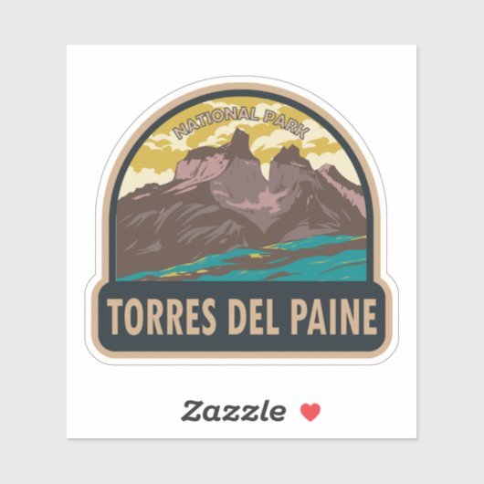 トーレスデルペイネナショナルパークチリアートヴィンテージ シール (シート)
