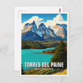 トーレスデルペイネナショナルパークチリ ポストカード (正面/裏面)
