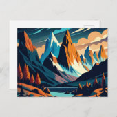 トーレスデルペイネナショナルパークチリ ポストカード (正面/裏面)